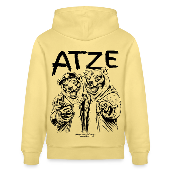 Atze-Berlin-Unisex Bio-Hoodie - Gelb Viva 