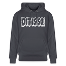 Berlin Hoodie „DIT IS SO!“ – Unisex Bio-Hoodie mit echt Berliner Schnauze - Indigoblau