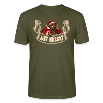Berliner Bär-Weihachten-JIBT NÜSCHT-Unisex T-Shirt - Khaki
