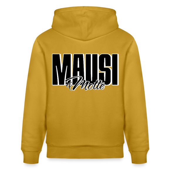 MAUSI UND MOTTE-unisex Bio Hoodie - Ocker