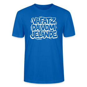 VAFATZ DA VOM JELÄNDE-Unisex T-Shirt Bio-Berliner Schnauze - Pfauenblau