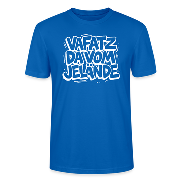 VAFATZ DA VOM JELÄNDE-Unisex T-Shirt Bio-Berliner Schnauze - Pfauenblau