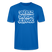 VAFATZ DA VOM JELÄNDE-Unisex T-Shirt Bio-Berliner Schnauze - Pfauenblau