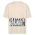 WIE LATSCH UND BOMMEL - Backprint- Unisex Oversize Bio-T-Shirt - Naturweiß