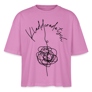 KLADDERADATSCH - Frauen Boxy Bio-T-Shirt - Pink