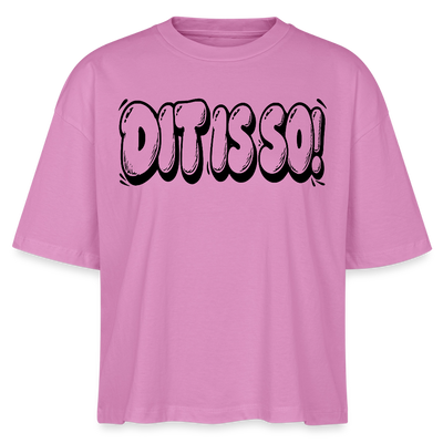 Berlin Shirt-DIT IS SO!-Frauen Boxy Bio-T-Shirt - Pink