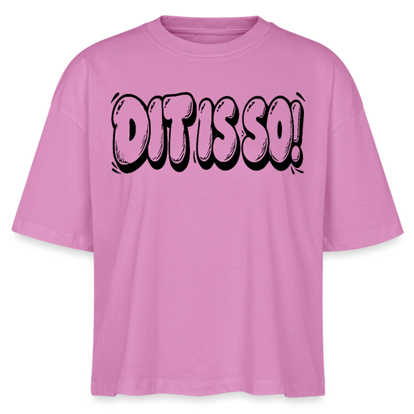 Berlin Shirt-DIT IS SO!-Frauen Boxy Bio-T-Shirt - Pink
