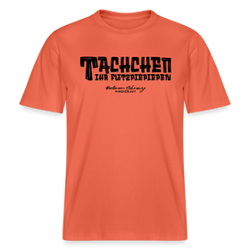 Berliner Begrüssung-TACHCHEN IHR FLITZPIEPEN- RELAXED FIT Unisex Organic T-Shirt - Hellrot