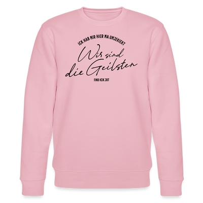 WIR SIND DIE GEILSTEN-Berlin26-Unisex Bio-Sweatshirt - Hellrosa