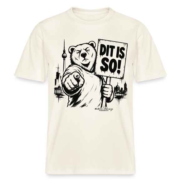 Berlin Souvenir Shirt-DIT IS SO!-RELAXED FIT Unisex Organic T-Shirt - Naturweiß 