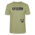 ICK GLOOB MEEN SCHWEIN PFEIFT-Unisex T-Shirt BIO - Nebelgrün