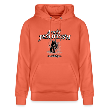 DRUFF JESCHISS'N-Unisex Bio-Hoodie - Hellrot