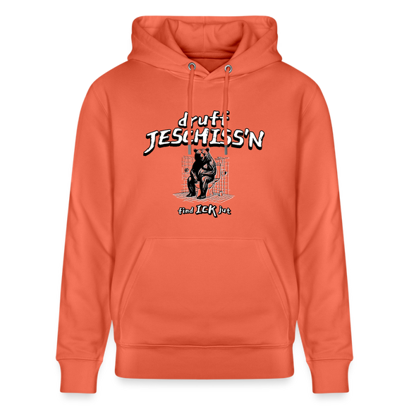 DRUFF JESCHISS'N-Unisex Bio-Hoodie - Hellrot