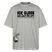 ICK GLOOB MIR LAUST DER AFFE-Unisex Oversize Bio-T-Shirt - Grau meliert