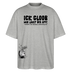 ICK GLOOB MIR LAUST DER AFFE-Unisex Oversize Bio-T-Shirt - Grau meliert