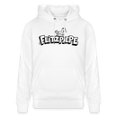 FLITZPIEPE-Unisex Bio-Hoodie mit dem Original Berliner Spruch - Weiß