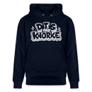 DIT IS KNORKE-Unisex Bio-Hoodie mit Berliner Spruch - Navy