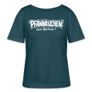 Berlin Shirt-PFANNKUCHEN nich Berliner-Rundhals Frauen Bio-T-Shirt - Dunkles Petrol