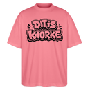 DIT IS KNORKE-Oversized Unisex Bio T-Shirt mit Berliner Schnauze - Pink 