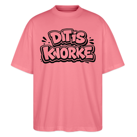 DIT IS KNORKE-Oversized Unisex Bio T-Shirt mit Berliner Schnauze - Pink 