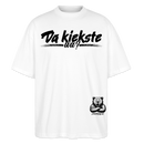 Da kiekste, wa? -Oversized Unisex Bio T-Shirt II - Weiß