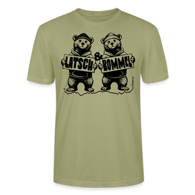 LATSCH & BOMMEL-Unisex T-Shirt Bio - Nebelgrün