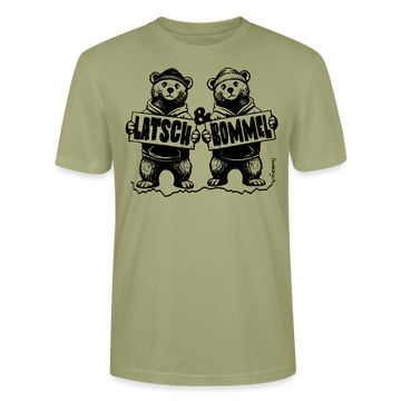 LATSCH & BOMMEL-Unisex T-Shirt Bio - Nebelgrün