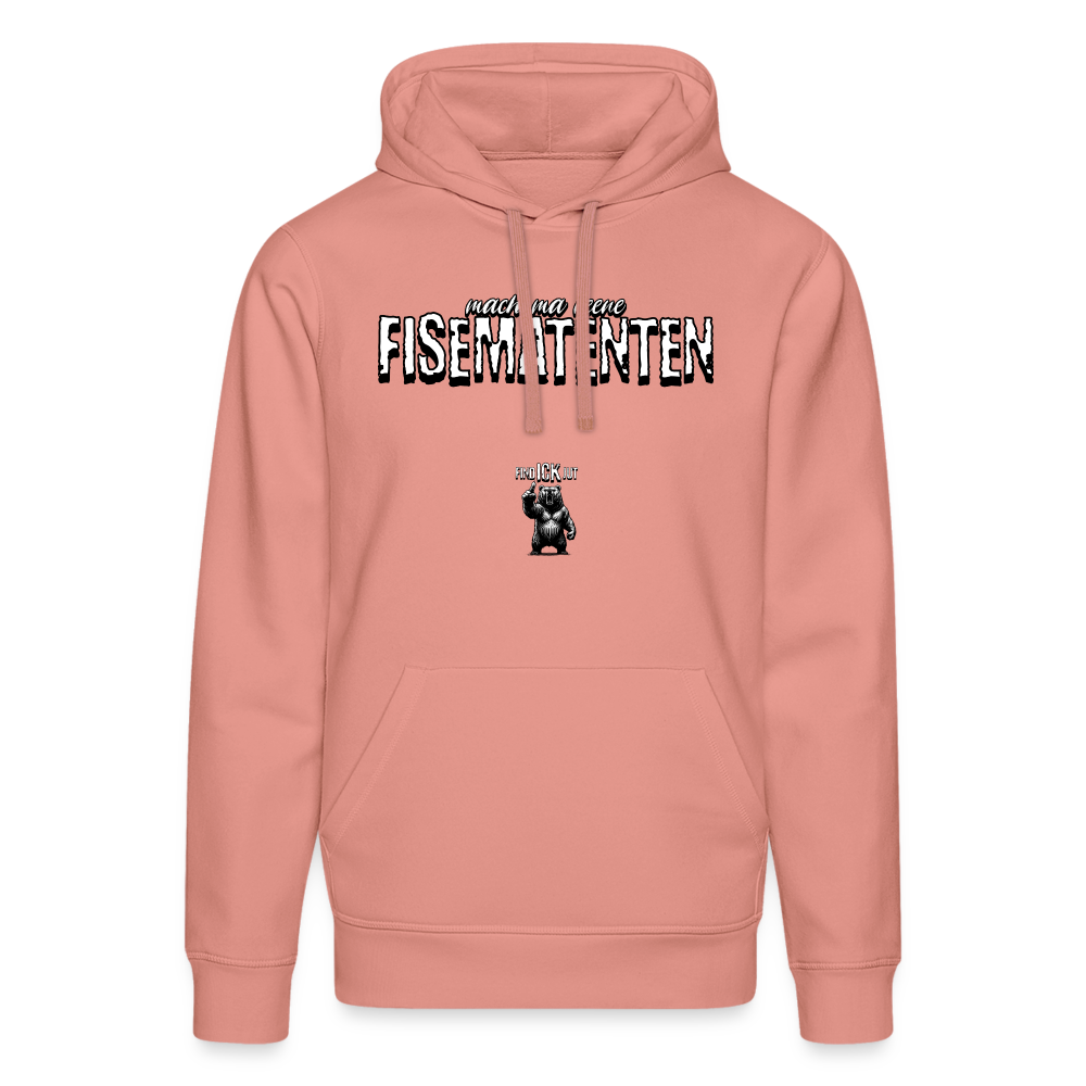 FISEMATENTEN-Bio-Hoodie unisex - Altrosa