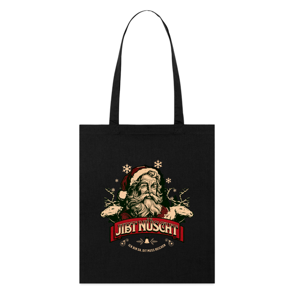 JIBT NÜSCHT - Bio-Stoffbeutel - Schwarz