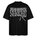 JEH MIR NICH UFFN SENKEL-Oversized Unisex Bio T-Shirt II - Schwarz
