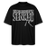 JEH MIR NICH UFFN SENKEL-Oversized Unisex Bio T-Shirt II - Schwarz