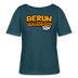 BERLIN ICK LIEB DIR-Rundhals Frauen Bio-T-Shirt - Dunkles Petrol