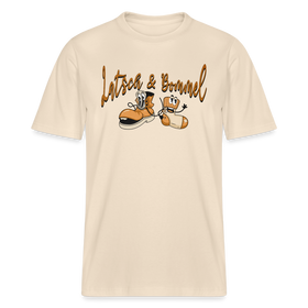 LATSCH UND BOMMEL - Relaxed Fit Unisex Bio-T-Shirt - Naturweiß