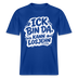 ICK BIN DA, KANN LOSJEHN-RELAXED FIT Unisex BIO T-Shirt mit Berliner Schnauze - Dunkelblau