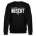 Berliner Spruch-NETT KANN ICK OOCH-Unisex Bio-Sweatshirt - Schwarz