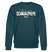 SCHNURZPIEPE-Unisex Bio-Sweatshirt - Dunkles Petrol