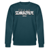 SCHNURZPIEPE-Unisex Bio-Sweatshirt - Dunkles Petrol