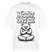 Berlin Shirt-NÜSCHT DARF ICK-Oversized Unisex Bio T-Shirt - Weiß