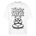 Berlin Shirt-NÜSCHT DARF ICK-Oversized Unisex Bio T-Shirt - Weiß