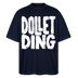 DOLLET DING-Dit Berlin Shirt mit Kodderschnauze-Oversized Unisex Bio - Navy