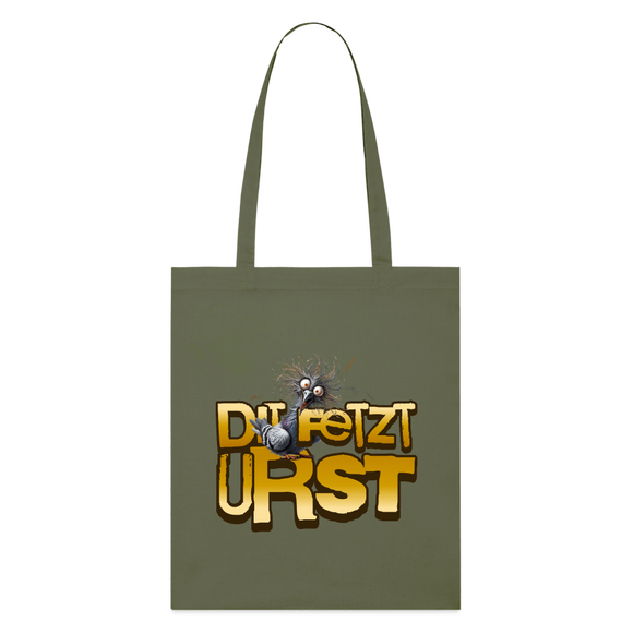 DIT FETZT URST - Bio-Stoffbeutel - Khaki
