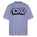 ICKE-Oversized Unisex Bio T-Shirt - Violett