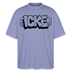 ICKE-Oversized Unisex Bio T-Shirt - Violett