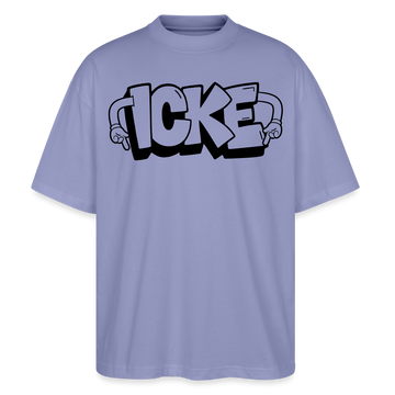 ICKE-Oversized Unisex Bio T-Shirt - Violett