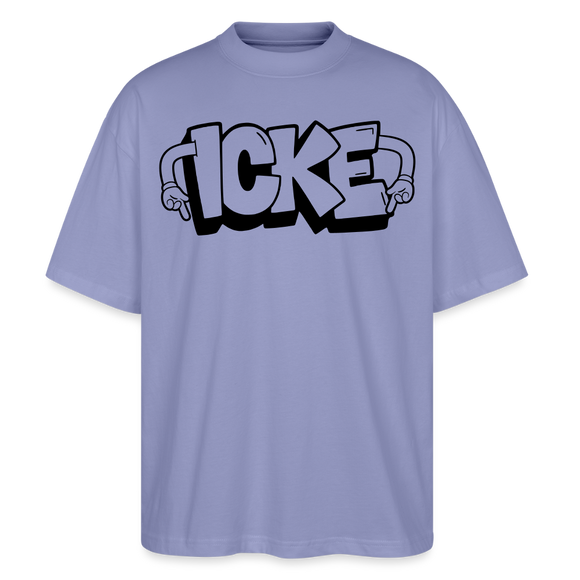 ICKE-Oversized Unisex Bio T-Shirt - Violett