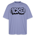ICKE-Oversized Unisex Bio T-Shirt - Violett