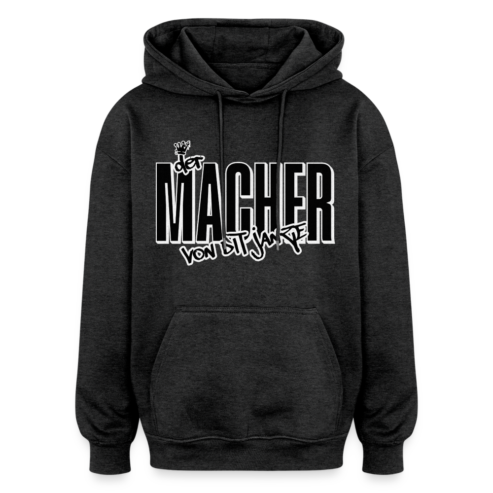 DER MACHER VON DIT JANZE - Oversized Unisex Hoodie - Anthrazit