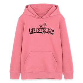 FLITZPIEPE-Teenager Bio-Hoodie - Pink 