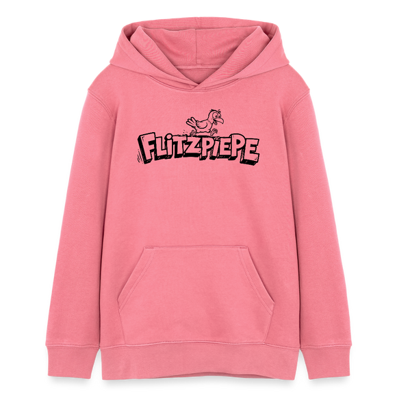 FLITZPIEPE-Teenager Bio-Hoodie - Pink 