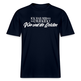 Wir sind die Geilsten-Relaxed Fit Unisex Bio-T-Shirt II - Navy
